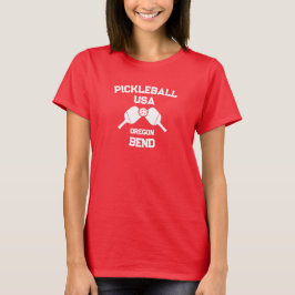 Camiseta Pickleball Paddle & Ball Bend Oregon USA Personali