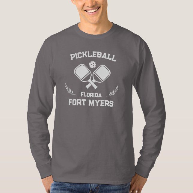 Camiseta Pickleball Paddle Ball Fort Myers Florida Personal (Anverso)