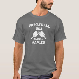 Camiseta Pickleball Paddle Ball Nápoles Florida Personaliza