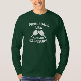 Camiseta Pickleball Paddle & Ball Salisbury Maryland Person