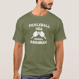 Camiseta Pickleball Paddle & Ball Savannah Georgia Personal