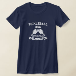 Camiseta Pickleball Paddle Ball Wilmington NC Personalizado