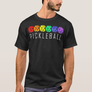 Camiseta Pickleball Paddle Divertido Deportes Jugador Retro