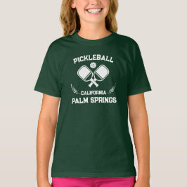 Camiseta Pickleball Paddle Palm Springs Personalizado de Ca