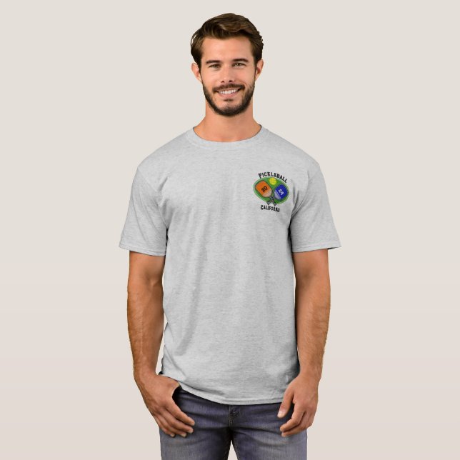 Camiseta Pickleball personalizado (Anverso completo)