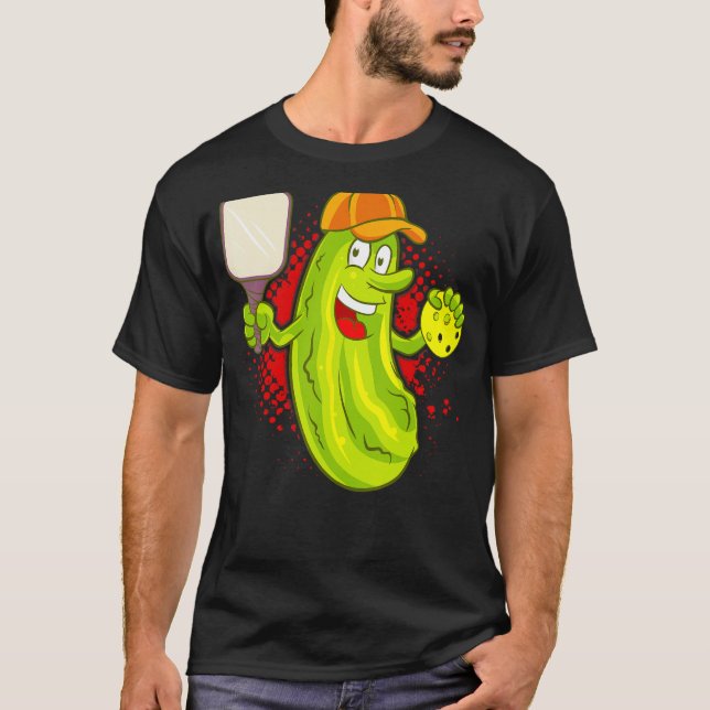 Camiseta Pickleball Pickle Paddle Humor divertido Deportes (Anverso)