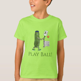 Camiseta Pickleball Pickle Play Ball TShirt para niños