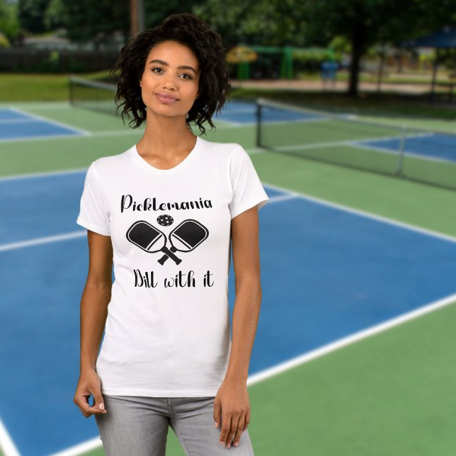 Camiseta Pickleball Picklemania Dill With It divertido jueg (Subido por el creador)