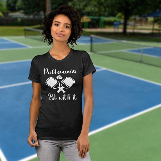 Camiseta Pickleball Picklemania Dill With It divertido jueg (Subido por el creador)