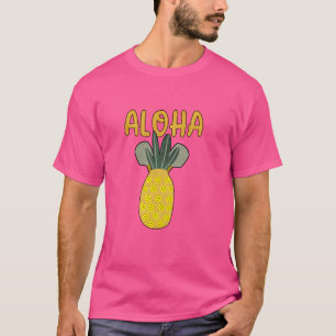 Camiseta Pickleball Pineapple Aloha Funny Hawaii Hombres Mu