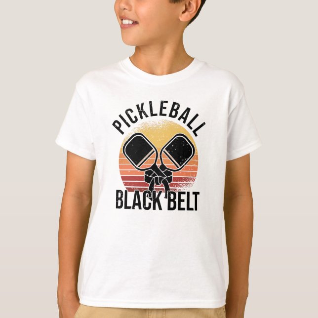 Camiseta Pickleball Player Hobby Pickleball Black Strap (Anverso)