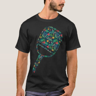 Camiseta Pickleball Player Pickleball Paddle Tropical
