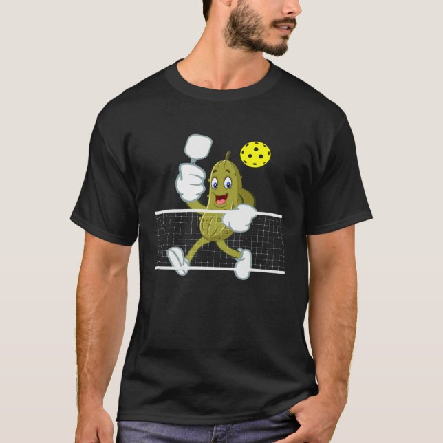 Camiseta PICKLEBALL Playing Pickleball BIG DILL Team Pickle (Anverso)