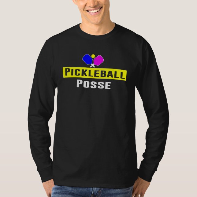 Camiseta Pickleball Posse Funny Pickleball Quote Pickleball (Anverso)