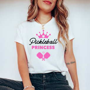 Camiseta Pickleball Princesa Rosa Personalizada