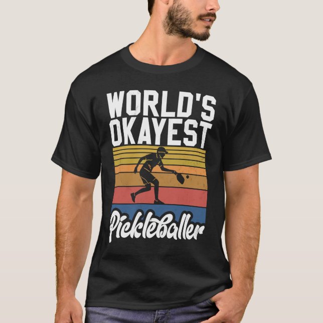 Camiseta Pickleball Saying Okayest Pickleballer Men's Pickl (Anverso)