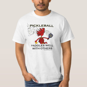 Camiseta Pickleball se bate bien con otros