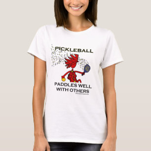 Camiseta Pickleball se bate bien con otros