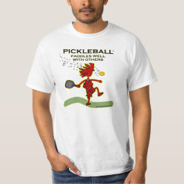 Camiseta Pickleball se bate bien con otros
