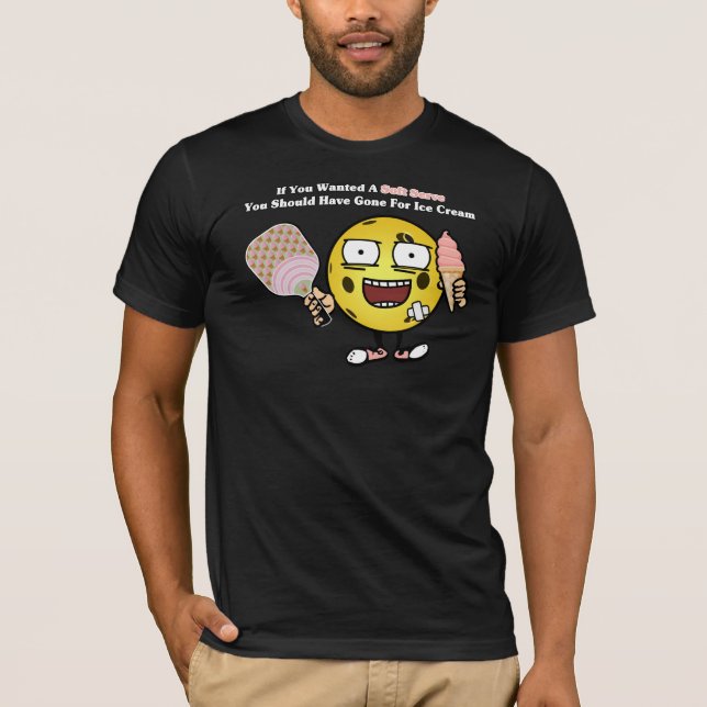 Camiseta Pickleball Si Quieres Un Servicio Suave Ve Por El  (Anverso)