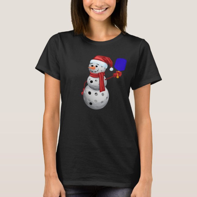 Camiseta Pickleball Snowman (Anverso)