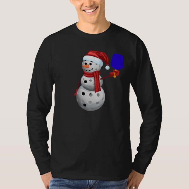 Camiseta Pickleball Snowman (Anverso)