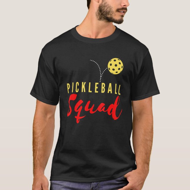 Camiseta Pickleball Squad Paddleball Crew Lover Team Softba (Anverso)