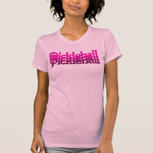 Camiseta Pickleball triple rosa
