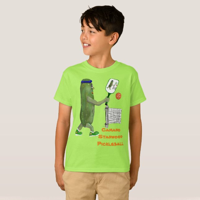 Camiseta Pickleball TShirt para niños (Anverso completo)