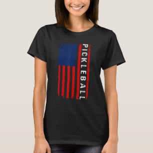 Camiseta Pickleball USA Bandera Americana Jugador de EE. UU