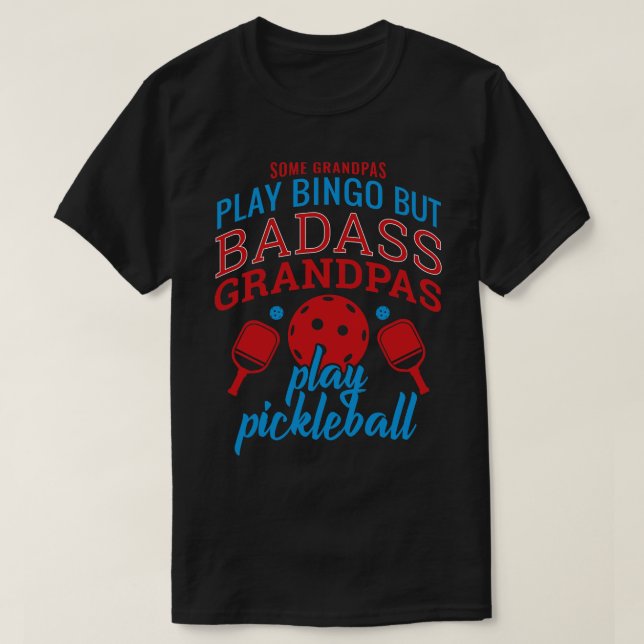 Camiseta PicklePro Pickleball Dynamic Design para jugadores (Diseño del anverso)