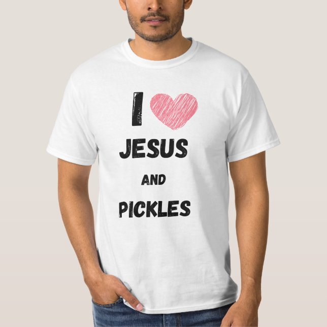 Camiseta Pickles and Jesus Religious (Anverso)