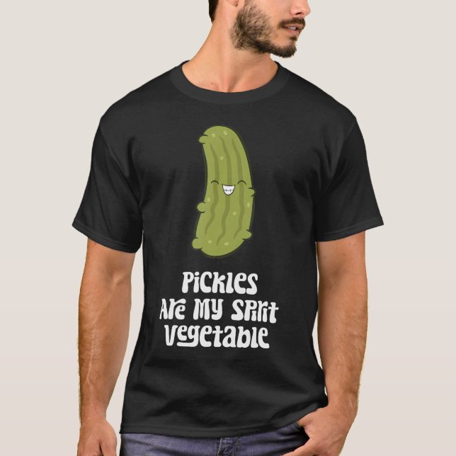 Camiseta Pickles Are My Spirit Vegetable Funny Pickle Lover (Anverso)