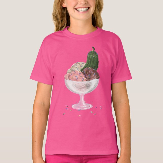 Camiseta Pickles en helado (Anverso)