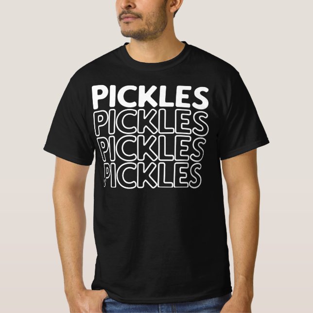 Camiseta Pickles Retro Green Gift  (Anverso)