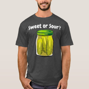 Camiseta Pickles Sweet or Sour Junk Food Dill Pickle