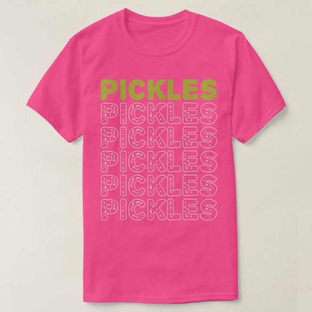 Camiseta Pickles Vegan Pickle Lover Vegetable Vege (Diseño del anverso)