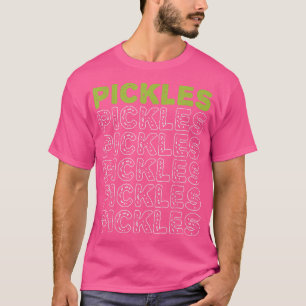 Camiseta Pickles Vegan Pickle Lover Vegetable Vege