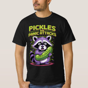 Camiseta Pickles y ataques de pánico - Edición de Raccoon C