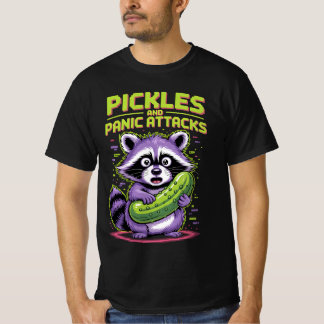Camiseta Pickles y ataques de pánico - Edición de Raccoon C