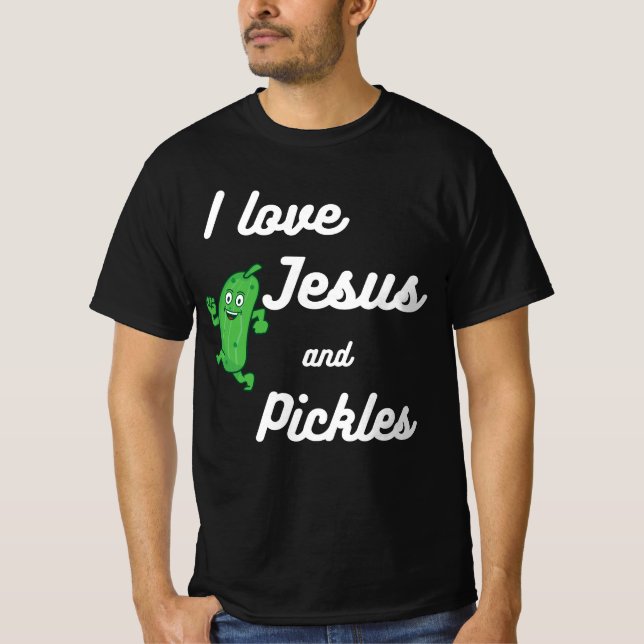 Camiseta Pickles y Jesús Religiosos (Anverso)