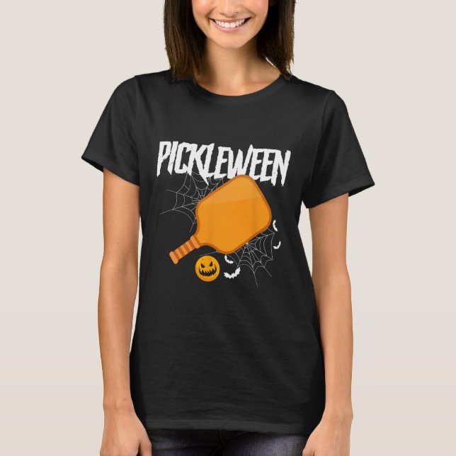 Camiseta Pickleween Halloween Pickleball (Anverso)