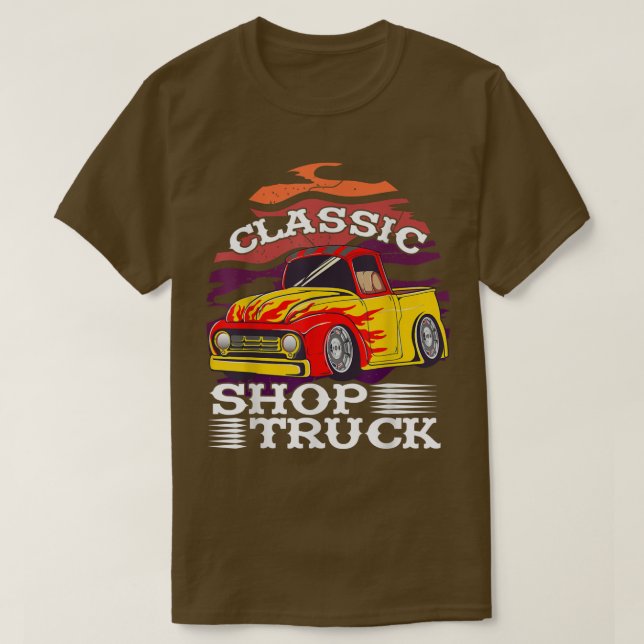 Camiseta Pickup Truck Customized Classic Shop Truck Citysca (Diseño del anverso)