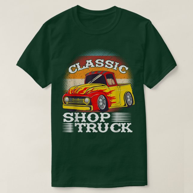 Camiseta Pickup Truck Customized Classic Shop Truck Citysca (Diseño del anverso)