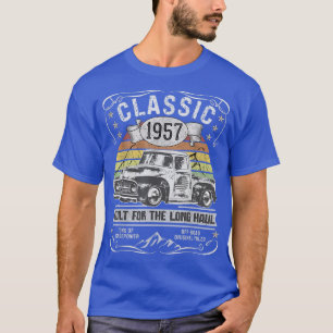 Camiseta Pickup Truck Men Women 65th Birthday Born 1957 Vin
