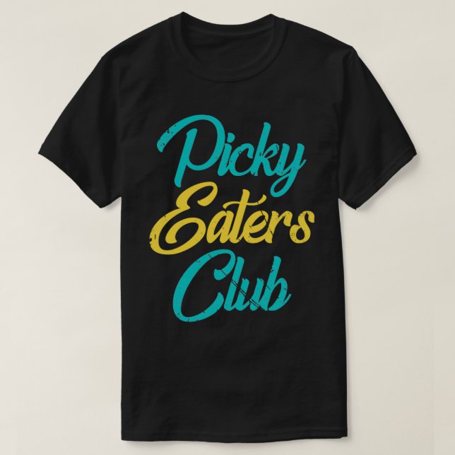 Camiseta Picky Eaters Club (Diseño del anverso)