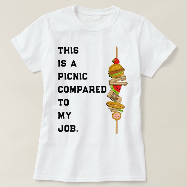 Camiseta picnic de la compañía (Diseño del anverso)