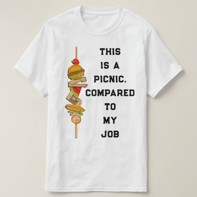 Camiseta Picnic de la empresa fiesta de oficina (Diseño del anverso)