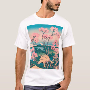 Camiseta Picnic de primavera bajo las flores del árbol de c