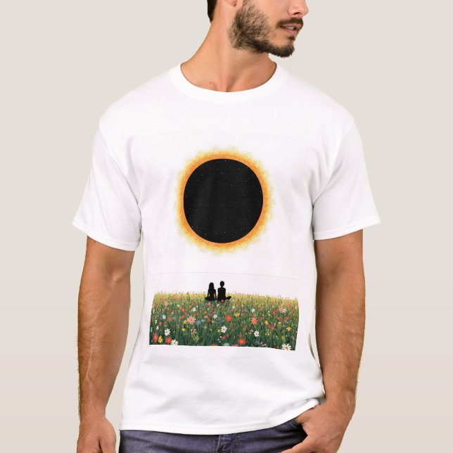 Camiseta Pícnic del eclipse solar (Anverso)